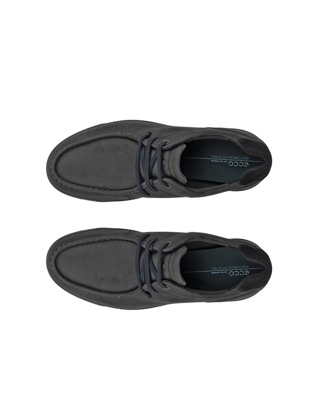 Ecco Schnürschuh »BYWAY M MOC TOE« Halbschuh, Schnürer, Freizeitschuh in Mokassin-Form