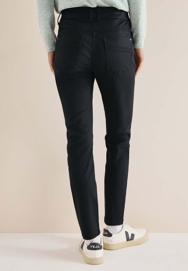 Cecil 5-Pocket-Hose »Style Toronto« im Leder-Look, mit leicht glänzender Beschichtung