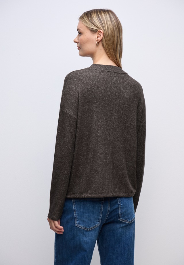 STREET ONE Langarmshirt aus strecthigem Viskosematerial