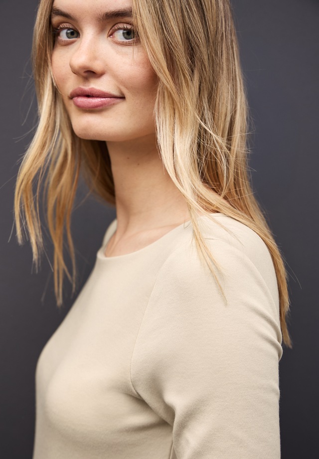 STREET ONE Langarmshirt »Style Lanea« mit U-Boot Ausschnitt