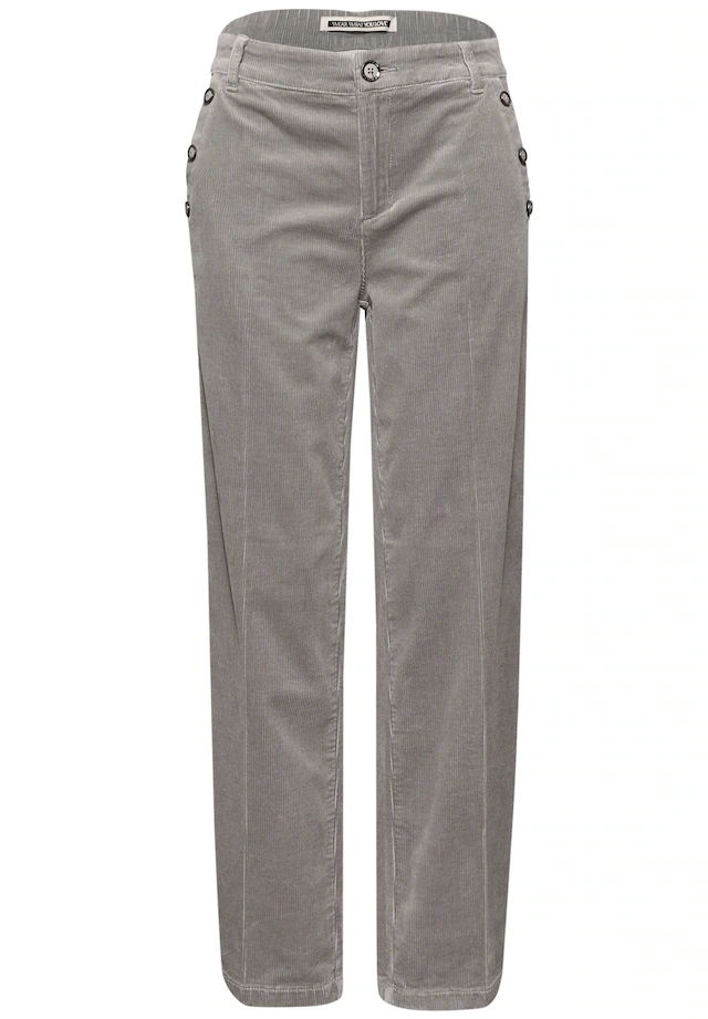 STREET ONE Cordhose Straight Leg, Mid Waist