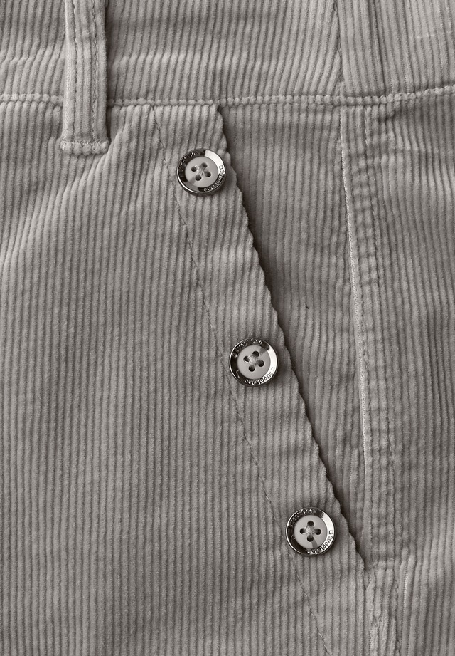 STREET ONE Cordhose Straight Leg, Mid Waist