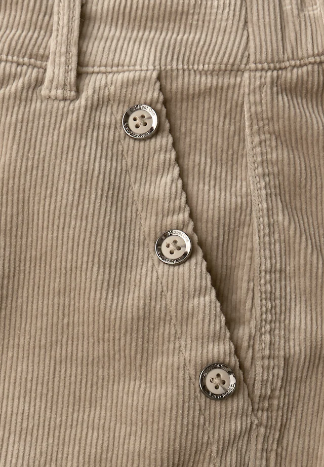 STREET ONE Cordhose Straight Leg, Mid Waist