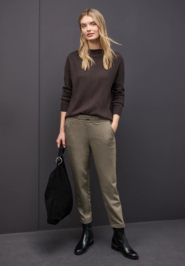 STREET ONE Stoffhose »Style Bonny« mit elastischem Bund