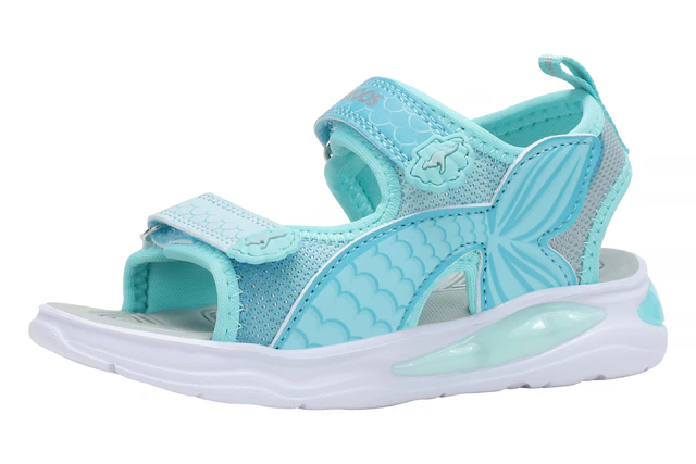 KangaROOS Sandale »K-SLS ARIEL« mit Blinkfunktion, sportlicher Stil, mit Gummilaufsohle