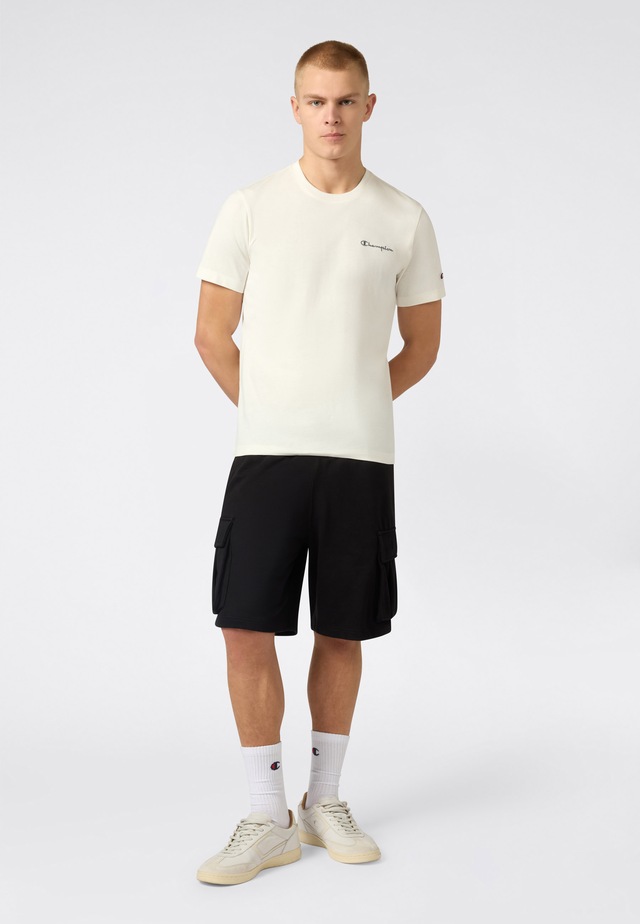 Champion T-Shirt »Icons Tee« Kurzarm, aus Baumwolle, sportliche Passform, auch in großen Größen