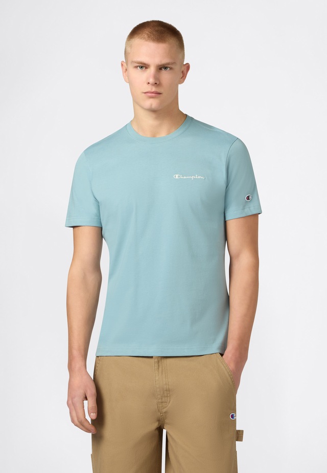 Champion T-Shirt »Icons Tee« Kurzarm, aus Baumwolle, sportliche Passform, auch in großen Größen
