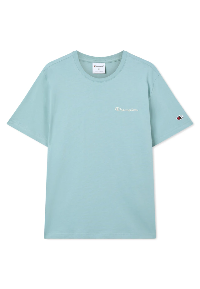 Champion T-Shirt »Icons Tee« Kurzarm, aus Baumwolle, sportliche Passform, auch in großen Größen