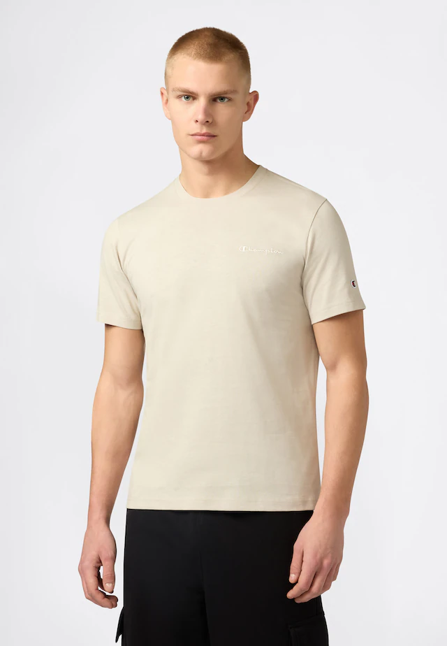Champion T-Shirt »Icons Tee« Kurzarm, aus Baumwolle, sportliche Passform, auch in großen Größen