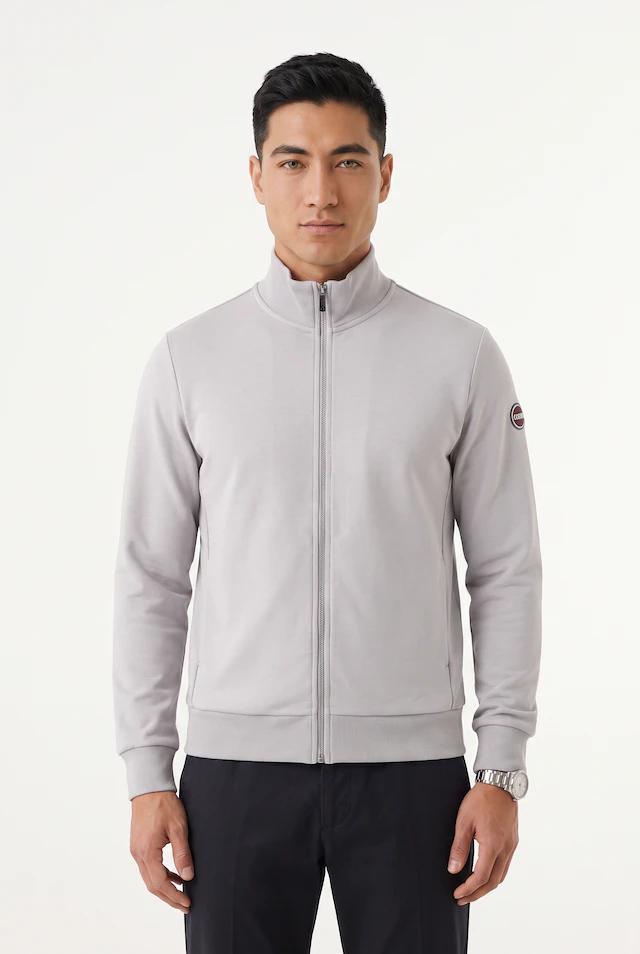 Colmar Sweatjacke »MENS SWEATJACKET« mit geripptem Stehkragen, aus Baumwolle, Regular Fit