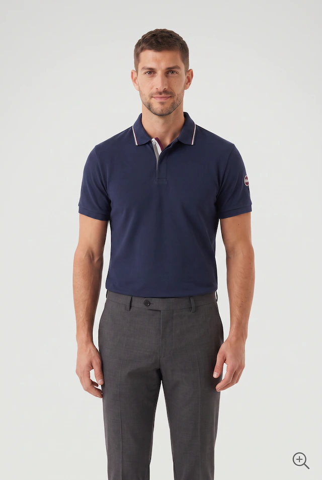 Colmar Poloshirt »MENS KNITTED SHIRT« aus Baumwolle, verdeckte Knopfleiste, regular fit
