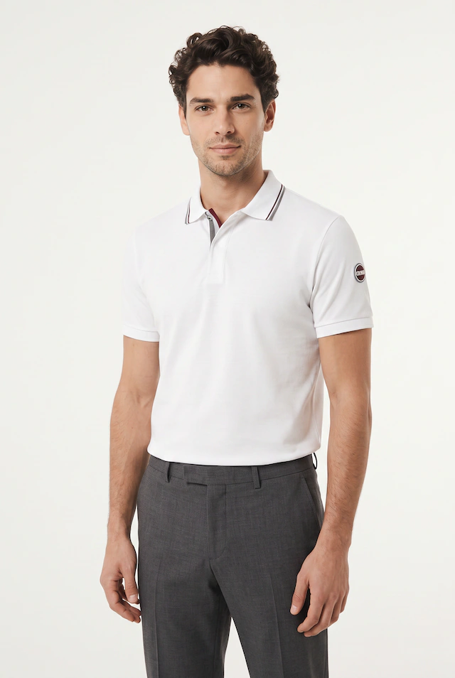 Colmar Poloshirt »MENS KNITTED SHIRT« aus Baumwolle, verdeckte Knopfleiste, regular fit