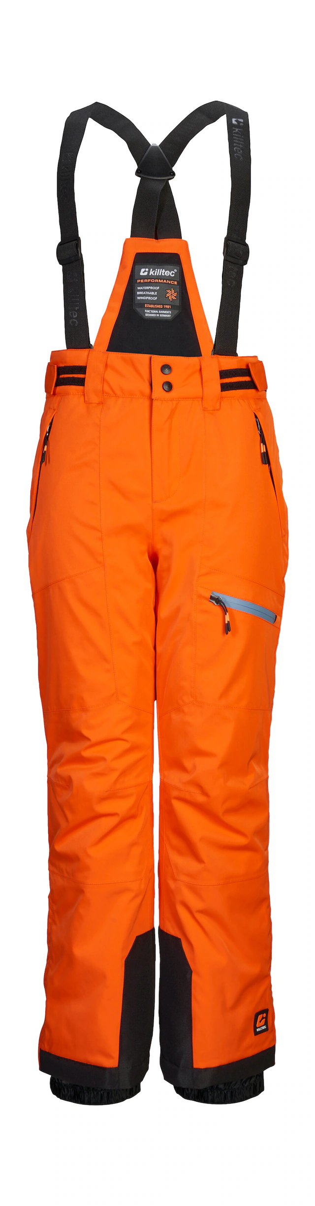 Killtec Skihose »KSW 195 BYS SKI PNTS« Wasserdichte, atmungsaktive Skihose mit verstellbarer Taille und Latz