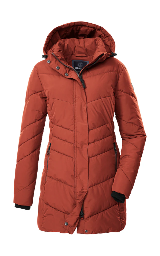 G.I.G.A. DX by killtec Steppmantel »GW 60 WMN QLTD PRK« Schmaler, wasserabweisender Damenparka mit abnehmbarer Kapuze