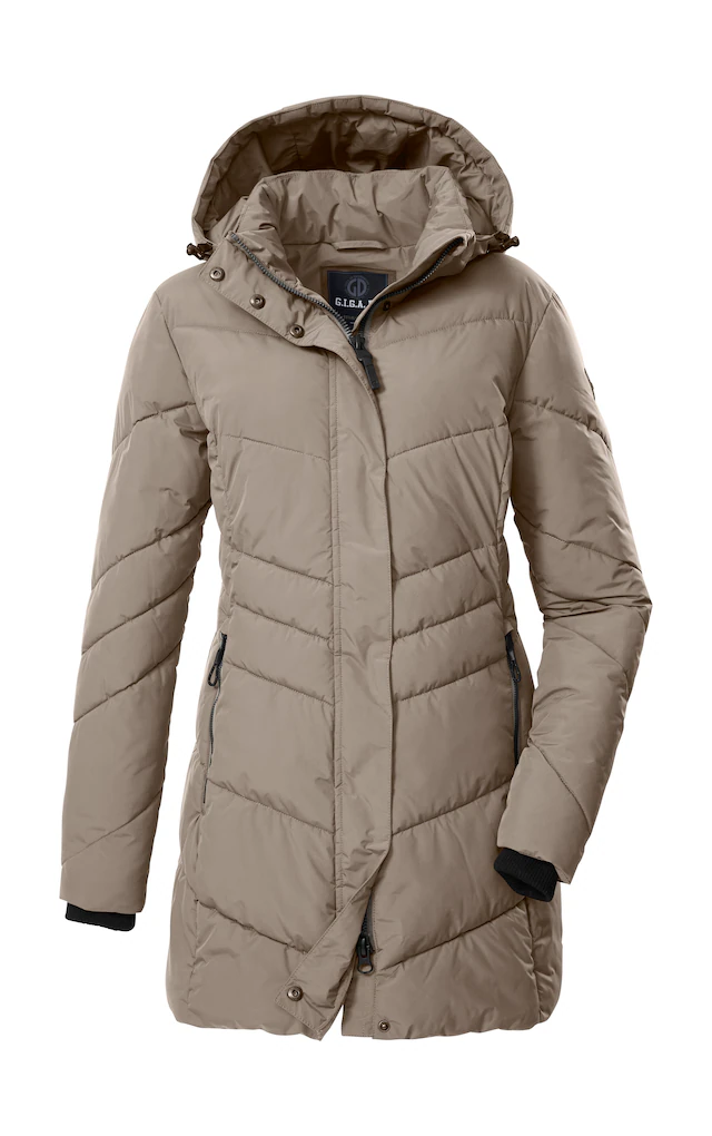 G.I.G.A. DX by killtec Steppmantel »GW 60 WMN QLTD PRK« Schmaler, wasserabweisender Damenparka mit abnehmbarer Kapuze