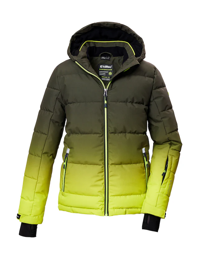 Killtec Skijacke »KSW 382 BYS SKI QLTD JCKT« Wasserabweisende, winddichte Winterjacke mit regulierbarer Kapuze