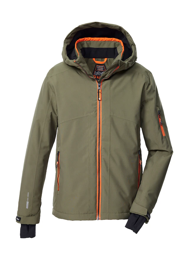 Killtec Skijacke »KSW 202 BYS SKI JCKT« Wasserdichte Kinder-Skijacke mit verstellbarer Kapuze und Schneefang