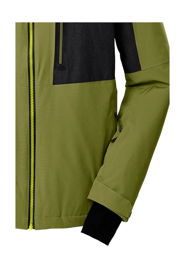 Killtec Skijacke »KSW 47 MN SKI JCKT« Herren Skijacke: wasserdicht, atmungsaktiv, abnehmbare Kapuze
