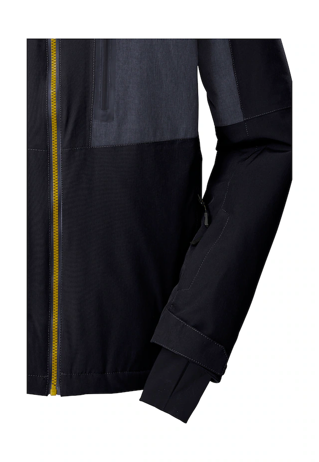 Killtec Skijacke »KSW 47 MN SKI JCKT« Herren Skijacke: wasserdicht, atmungsaktiv, abnehmbare Kapuze