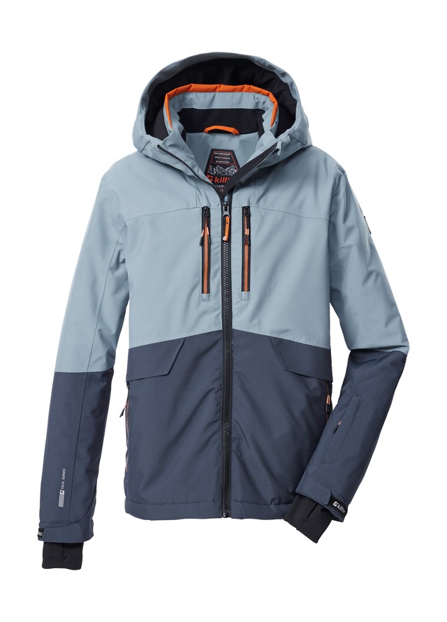 Killtec Skijacke »KSW 201 BYS SKI JCKT« Stylische, wasser- und winddichte Skijacke mit reflektierenden Details
