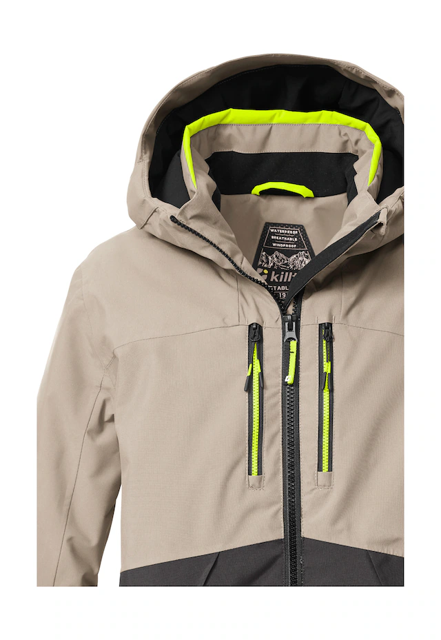 Killtec Skijacke »KSW 201 BYS SKI JCKT« Stylische, wasser- und winddichte Skijacke mit reflektierenden Details
