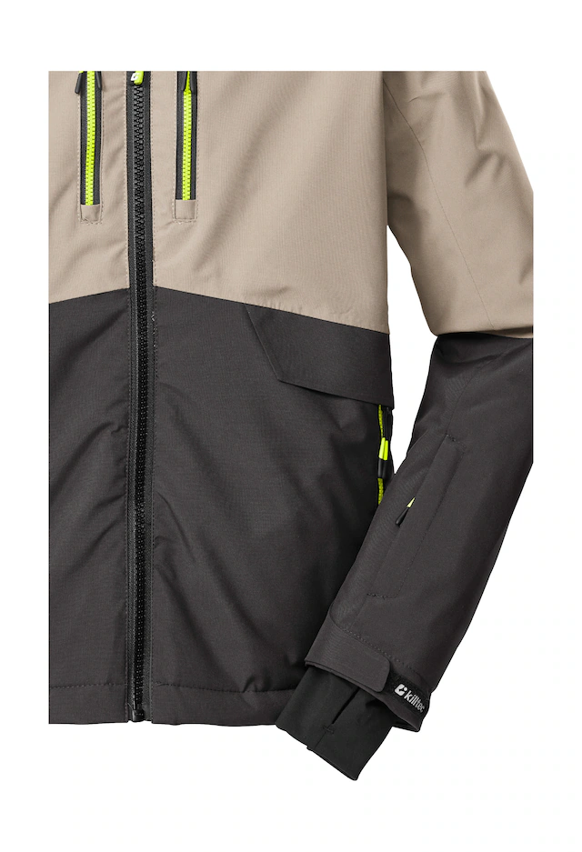 Killtec Skijacke »KSW 201 BYS SKI JCKT« Stylische, wasser- und winddichte Skijacke mit reflektierenden Details