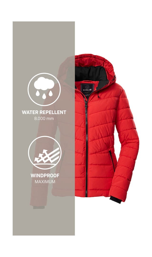 G.I.G.A. DX by killtec Steppjacke »GW 32 WMN QLTD JCKT« Elegante Damenjacke, wasserabweisend, atmungsaktiv, abnehmbare Kapuze