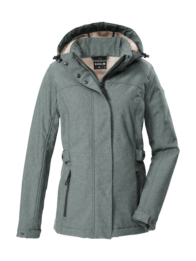 G.I.G.A. DX by killtec Softshelljacke »GW 35 WMN SFTSHLL JCKT« Wasserdichte, atmungsaktive Softshelljacke mit abnehmbarer Kapuze