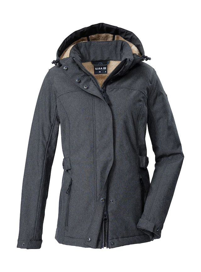 G.I.G.A. DX by killtec Softshelljacke »GW 35 WMN SFTSHLL JCKT« Wasserdichte, atmungsaktive Softshelljacke mit abnehmbarer Kapuze