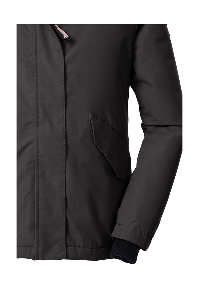 Killtec Funktionsjacke »KOW 235 GRLS JCKT« Wind- und wasserdichte Kids-Jacke mit Teddyfell und Teflon EcoElite™