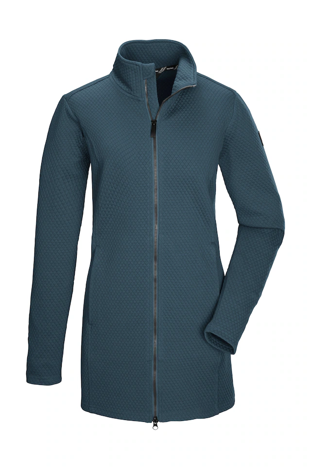 Killtec Strickjacke »KOW 4 WMN FLX JCKT« Damen Powerstretchjacke mit 2-Wege-Stretch und Kinnschutz