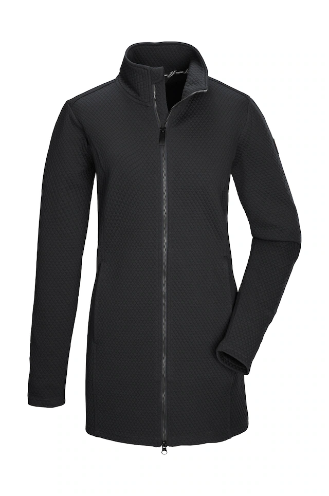 Killtec Strickjacke »KOW 4 WMN FLX JCKT« Damen Powerstretchjacke mit 2-Wege-Stretch und Kinnschutz