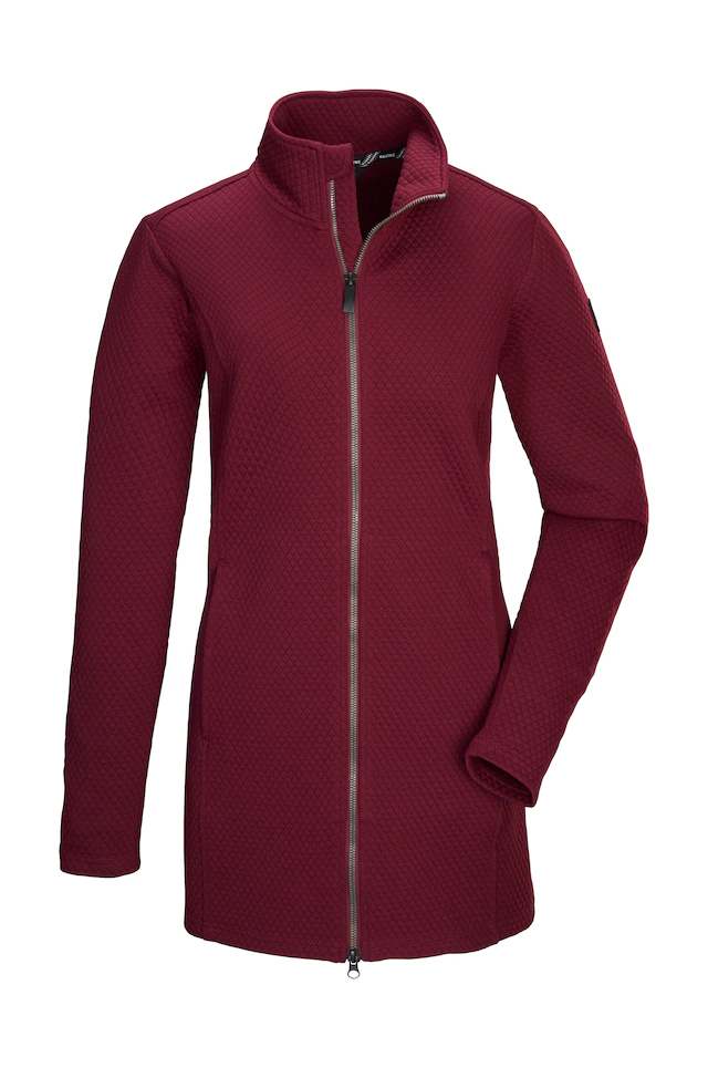 Killtec Strickjacke »KOW 4 WMN FLX JCKT« Damen Powerstretchjacke mit 2-Wege-Stretch und Kinnschutz
