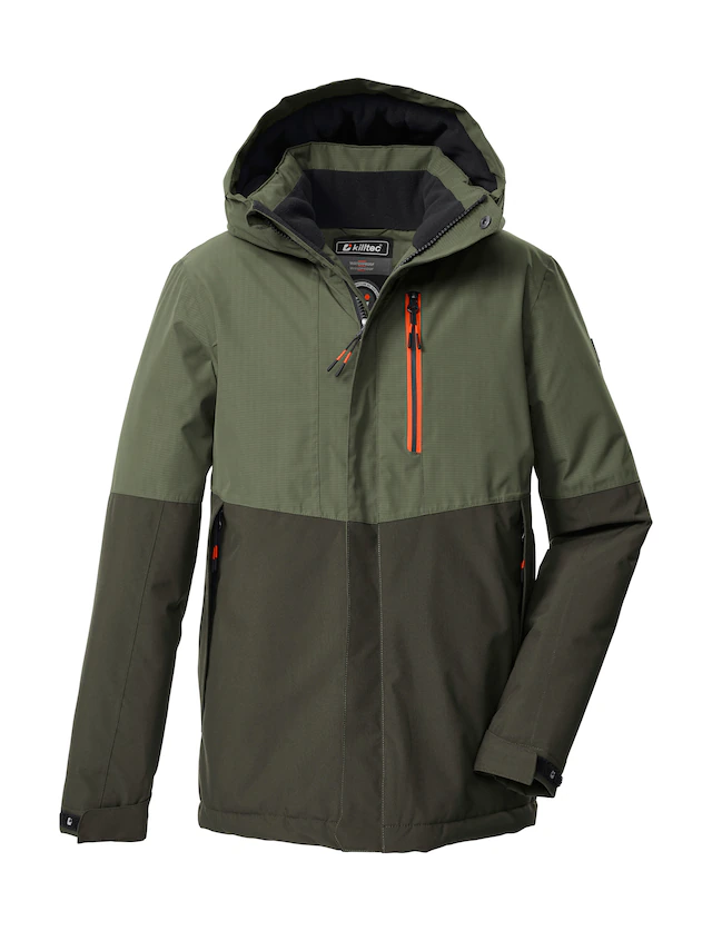 Killtec Funktionsjacke »KOW 222 BYS JCKT« Wind- u. wasserdichte Kinderjacke mit Fleece, reflektierender Print