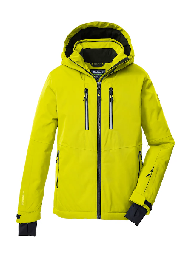 Killtec Skijacke »KSW 191 BYS SKI JCKT« Wasserdichte Kinderjacke mit Kapuze, Schneefang und Reflektoren