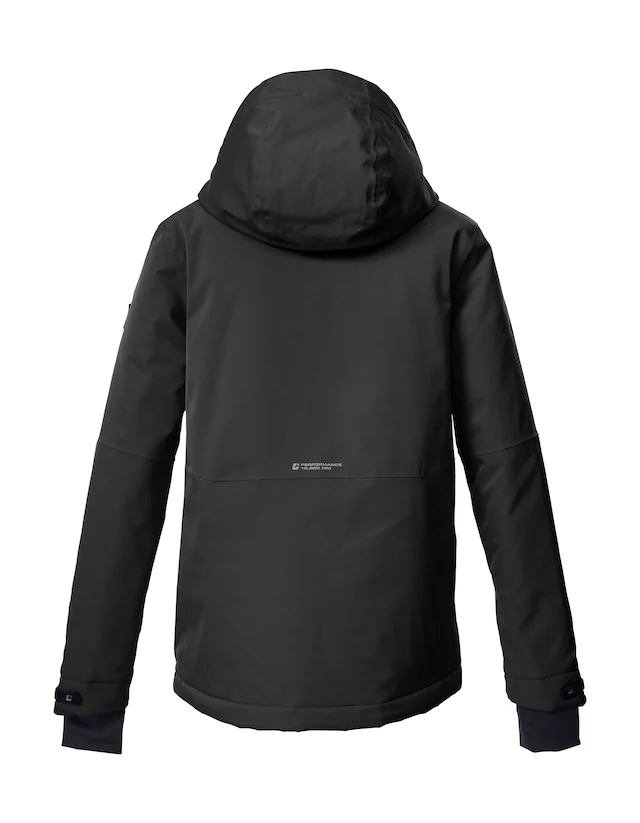 Killtec Skijacke »KSW 191 BYS SKI JCKT« Wasserdichte Kinderjacke mit Kapuze, Schneefang und Reflektoren