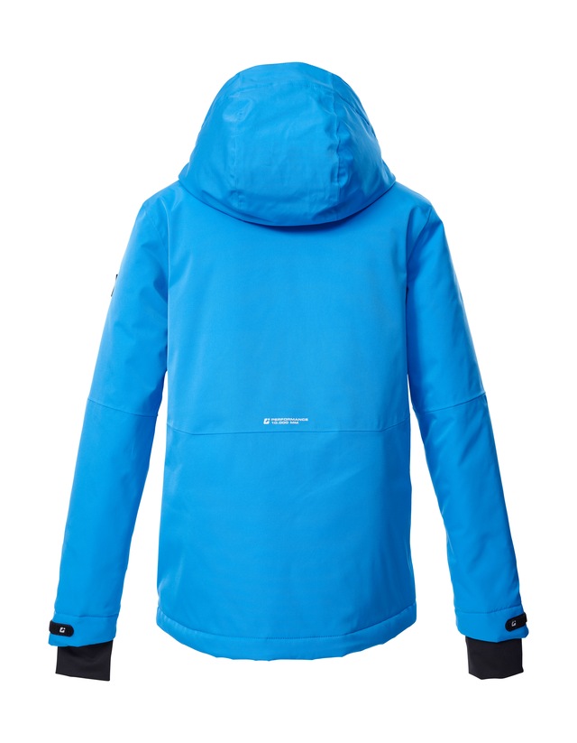 Killtec Skijacke »KSW 191 BYS SKI JCKT« Wasserdichte Kinderjacke mit Kapuze, Schneefang und Reflektoren
