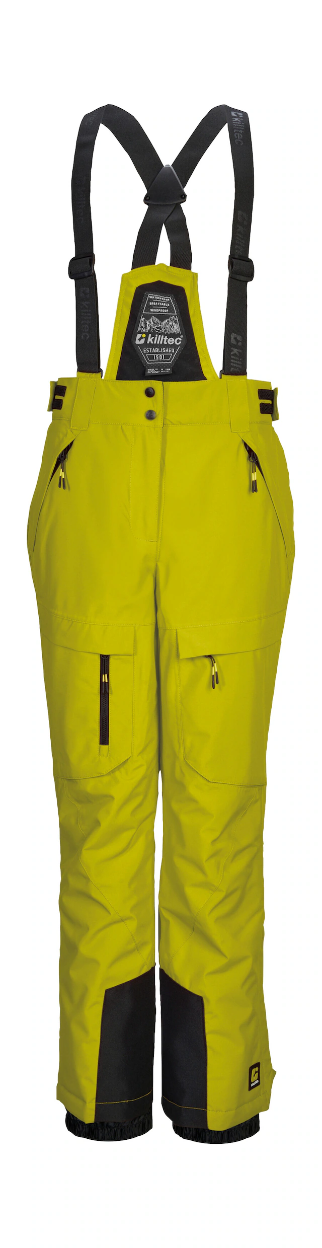 Killtec Skihose »KSW 204 BYS SKI PNTS« Wasserdichte, atmungsaktive Skihose mit verstellbarem Latz und Trägern