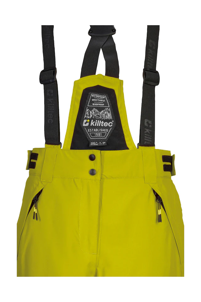 Killtec Skihose »KSW 204 BYS SKI PNTS« Wasserdichte, atmungsaktive Skihose mit verstellbarem Latz und Trägern