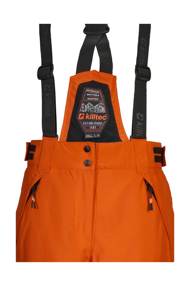 Killtec Skihose »KSW 204 BYS SKI PNTS« Wasserdichte, atmungsaktive Skihose mit verstellbarem Latz und Trägern