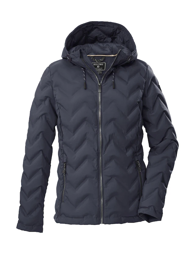 Killtec Steppjacke »KOW 23 WMN QLTD JCKT« Wasserabweisende Damenjacke mit verstellbarer Kapuze und Taschen