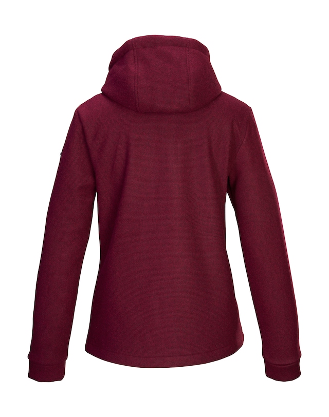 G.I.G.A. DX by killtec Fleecejacke »GW 38 WMN KNTFLC JCKT« Strickfleecejacke mit Teddyfutter, verstellbarer Kapuze, Kinnschutz