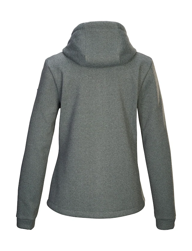 G.I.G.A. DX by killtec Fleecejacke »GW 38 WMN KNTFLC JCKT« Strickfleecejacke mit Teddyfutter, verstellbarer Kapuze, Kinnschutz