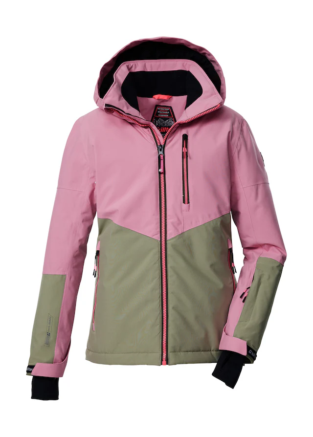 Killtec Skijacke »KSW 207 GRLS SKI JCKT« Wasserdichte, atmungsaktive Kinderjacke mit reflektierenden Details