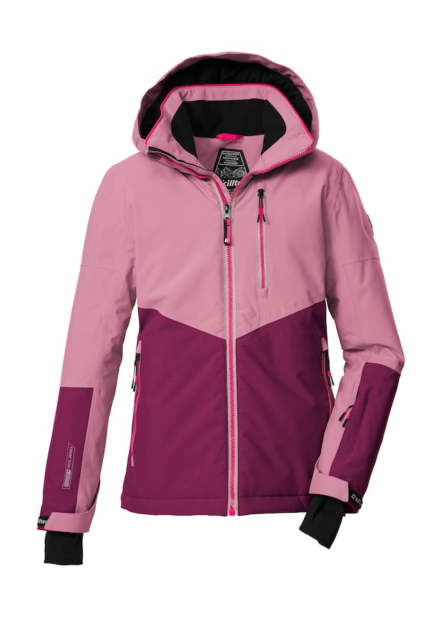 Killtec Skijacke »KSW 207 GRLS SKI JCKT« Wasserdichte, atmungsaktive Kinderjacke mit reflektierenden Details
