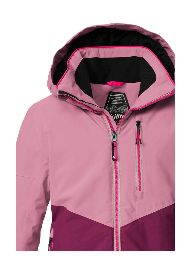 Killtec Skijacke »KSW 207 GRLS SKI JCKT« Wasserdichte, atmungsaktive Kinderjacke mit reflektierenden Details