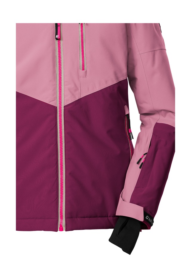 Killtec Skijacke »KSW 207 GRLS SKI JCKT« Wasserdichte, atmungsaktive Kinderjacke mit reflektierenden Details