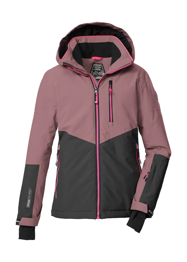 Killtec Skijacke »KSW 207 GRLS SKI JCKT« Wasserdichte, atmungsaktive Kinderjacke mit reflektierenden Details