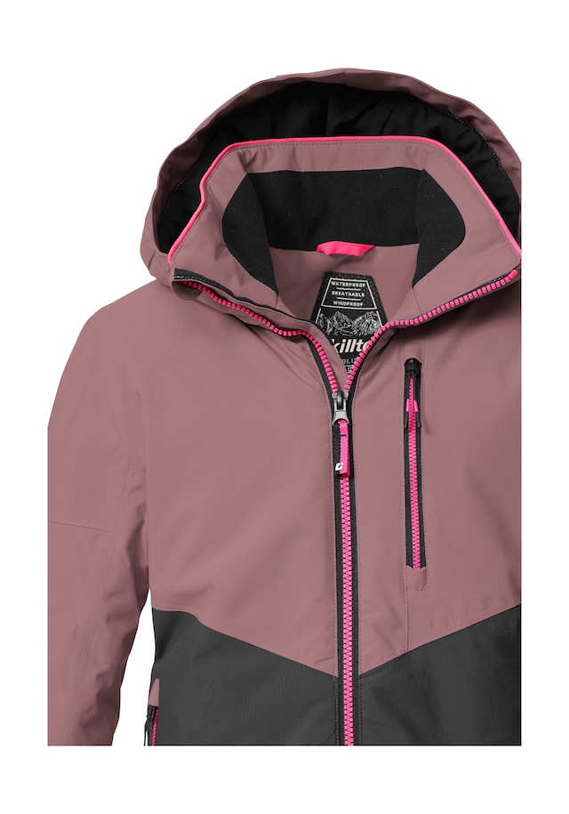 Killtec Skijacke »KSW 207 GRLS SKI JCKT« Wasserdichte, atmungsaktive Kinderjacke mit reflektierenden Details