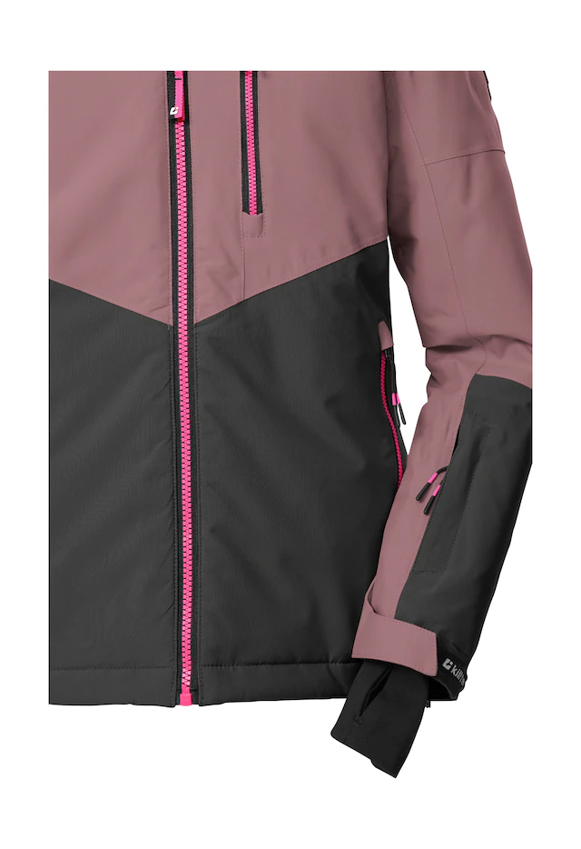 Killtec Skijacke »KSW 207 GRLS SKI JCKT« Wasserdichte, atmungsaktive Kinderjacke mit reflektierenden Details